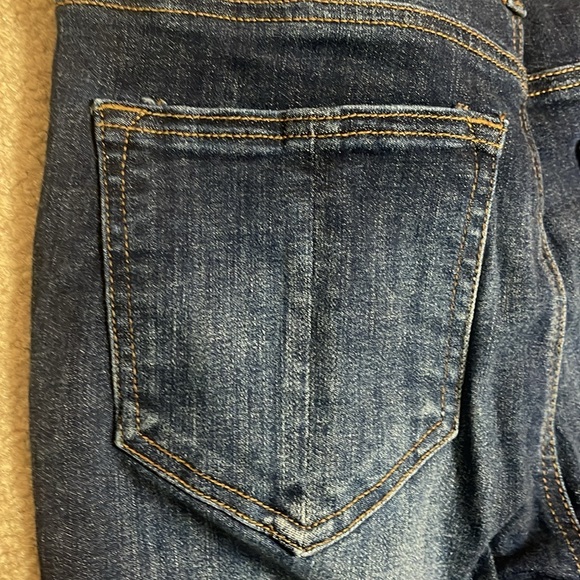 Risen skinny denim sz 7 dark wash minimal distressing - Picture 6 of 7